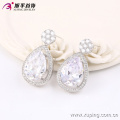 90969 xuping fashion jewelry 2018 china trending products silver color bijuteria women cubic zirconia earrings